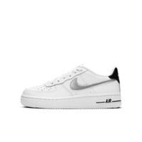 Nike Air Force 1 GS UK 5 EUR 38 White Black Metallic CZ4206 100 New