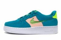 Kids Nike Air Force 1 LV8 GS Trainers CJ4093 300 Blue/White Size UK 5.5 EU 38.5