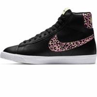 Kids Nike Blazer Mid GS Trainers DA4674 001 Black/Pink Size UK 4.5 to 6 (7Y)