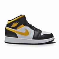 Juniors Nike Air Jordan 1 Mid (GS) - 554725 177 - White Pollen Black