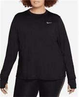 Nike Womens Running Crew Top Pullover Black Brand New Plus Size 1X(UK 22-24) - 1X Plus