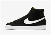 Nike Blazer 77 Suede UK 10.5 EUR 45.5 Black White New CI1172 005