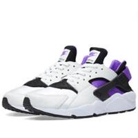Nike Air Huarache Run 91 QS Trainers AH8049 001 White/Black Size UK 9.5 EU 44.5