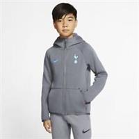 Nike Tottenham Hotspur Boy's Tech Fleece Hoodie Grey Turquoise BV0492 030