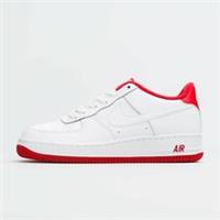 Nike Air Force 1-1 GS UK 6 EUR 37.5 White University Red CD6915 101