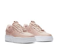 Nike Air Force 1 Pixel Trainers CK6649 200 Pink/White Size UK 3 to 9.5