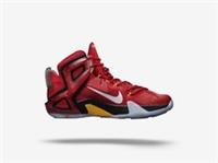 Lebron XII 12 ELITE UK 6 EUR 40 University Red White Black Laser Orange 7245599