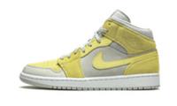 Mens Nike Air Jordan 1 Mid Trainers DA4666 001 Yellow/Grey Size UK 14 EU 49.5