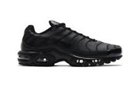 Mens Nike Air Max Plus Trainers AJ2029 001 Triple Black Size UK 7_7.5_8_10