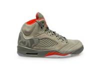 Mens Nike Air Jordan 5 Retro - 136027 051 - Dark Stucco River Rock Red Trainers