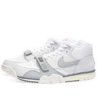 Mens Nike Air Trainer 1 Trainers DM0521 001 White/Grey Size UK 8_9