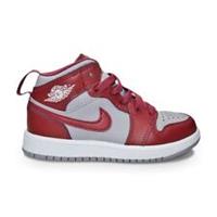 Kids Nike Jordan 1 Mid (PS) - DQ8424 615 - Cherrywood Red White
