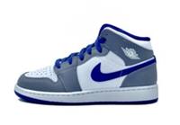Nike Air Jordan 1 Mid True Blue - Cement Grey GS Sneaker DQ8423-014 Size Uk 4