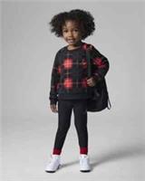 Nike Jordan Flight Checked Shine Leggings Set (Black) - New ~ FB0409 010