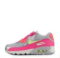 Nike Junior Air Max 90 Mesh Trainers in Pure Platinum