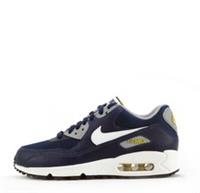 Nike Junior Air Max 90 Premium Mesh Trainers in Photo Blue