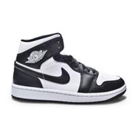 Womens Nike Air Jordan 1 Mid "Panda" - DV0991 101- White Black White