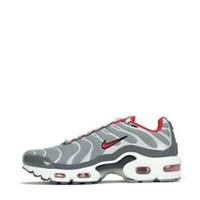 Nike Air Max Plus Tuned TN Junior Youth Trainers Shoes Grey, Red