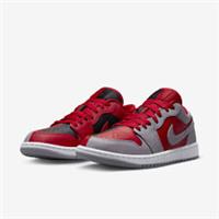 Nike Air Jordan 1 Low SE Trainers DR0502 600 Black/Grey/Red Size UK 5 EU 38.5