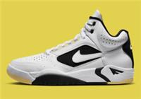 Authentic Nike Air Flight Lite Mid ( Men UK Size 7.5 EUR 42 ) White / Lemon