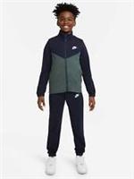 BOYS NIKE TRACKSUIT TOP BOTTOMS KIDS ZIP JACKET PANTS PREMIUM SET BLUE S M L XL