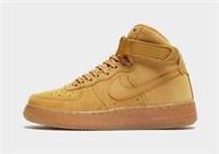 Genuine Nike Air Force 1 High Leather GS ( UK Sizes: 3 4 5 5.5 ) Wheat Brown