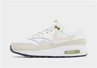 Genuine Nike Air Max 1 Junior ( GS UK Size: 6 EUR 39 ) White / Bronze