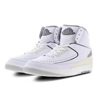 Mens Nike Air Jordan 2 Retro Trainers DR8884 100 White/Grey Size UK 15_17