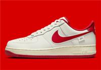 Nike Air Force 1 '07 Enlarged Swooshes ( Men UK 6.5 & 11 ) White / Gym Red