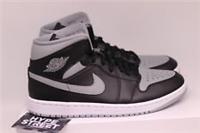 Nike Air Jordan 1 Mid Shadow | Black | Size UK4.5 US7 EU38 | Womens Grey AJ1