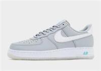 Authentic Nike Air Force 1 '07 ( Men Sizes: UK 6 - 9 ) Wolf Grey / White