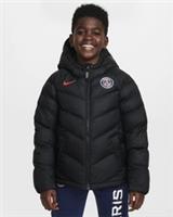 Nike Kids PSG Football Synthetic-Fill Hooded Jacket (Black) - Small (Age 8-9) BK