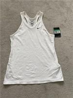 Nike Dri Fit Girls Sports Gym Top T Shirt Age 13-15 Yrs XL White New