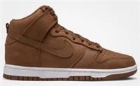 NIKE Dunk High Premium Women's Brown Trainers Size Uk 3 New In Box