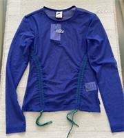 Nike Women Long Sleeve Top (Blue) - Small - New ~ DQ6498 430 - BE - S Regular