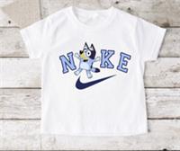 Bluey Nike Inspired tshirt sizes from 0-6m 12-13years