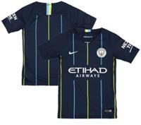 Manchester City Football Shirt Kid's Nike 18/19 Away Plain Shirt - New - 8-10 Years Regular
