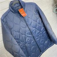 Nike Jacket Womens Size Small Blue Deadstock Zip Pockets Quilted Padded