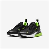 Nike Air Max 270 (GS) Unisex Trainers Black/Volt HJ9204 001 Size UK 5_5.5