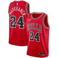 Chicago Bulls Kid's Jersey NBA Nike Icon Jersey - Markkanes 24 - New - 18-20 Years Regular
