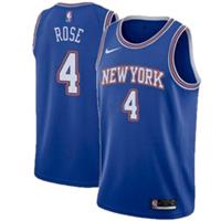 New York Knicks Jersey Kid's NBA Nike Statement - Rose 4 - New - 18-20 Years Regular