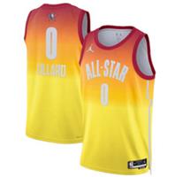 NBA All Star Jersey Kid's Nike 2023 Orange Top - Lillard 0 - New - 18-20 Years Regular