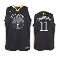 Golden State Warriors Jersey Kid's NBA Nike City - Thompson 11 - New - 8 Years Regular