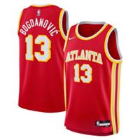 Atlanta Hawks Kid's Jersey NBA Nike Icon Jersey - Bogdanovic - New - 14-16 Years Regular