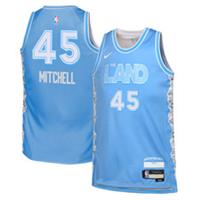 Cleveland Cavaliers Kid's Jersey NBA Nike City Top - Mitchell - New - 10-12 Years Regular