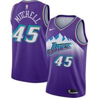Utah Jazz Kid's Jersey Nike NBA Classic 2019/20 - Mitchell 45 - New - 8 Years Regular