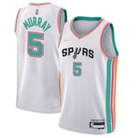 San Antonio Spurs Jersey Kid's Nike NBA City - Murray 5 - New - 8 Years Regular