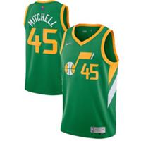 Utah Jazz Kid's Jersey NBA Nike Earned Jersey - Mitchell 45 - New - 14-16 Years Regular