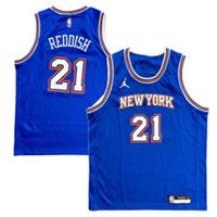 New York Knicks Jersey Kid's NBA Nike Statement - Reddish - New - 14-16 Years Regular
