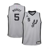 San Antonio Spurs Jersey Kid's Jordan NBA Statement - Murray 5 - New - 14-16 Years Regular